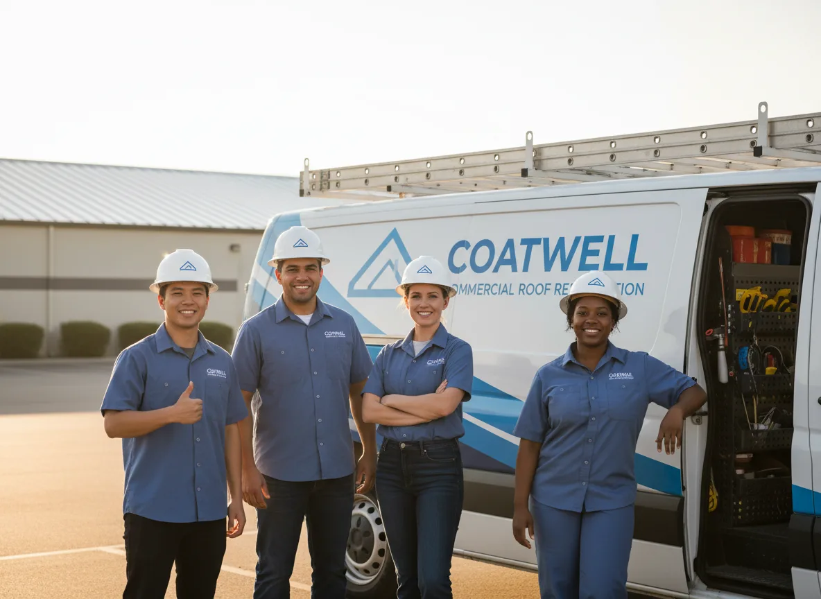 Commercial roof coating company in Newtonsville, OH